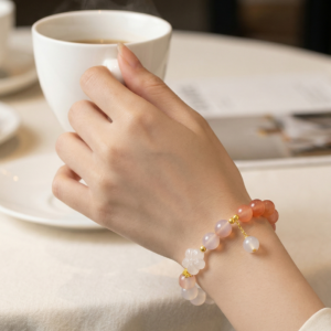 Romance Blessing Love Charm Bracelet | Oriental Symbol for Warm Connection & Sweet Bond