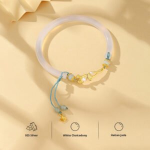 White Chalcedony Love Pendant | Timeless Symbol of Cherished Fate & Precious Bond